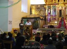 Llega la Stma. Virgen a Mira