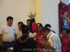 Llega la Stma. Virgen a Mira