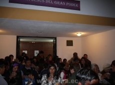Los mireños brindaron un canelazo