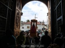 Llega la Stma. Virgen a Mira