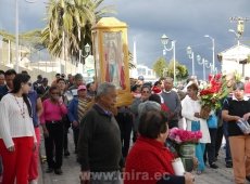 Llega la Stma. Virgen a Mira