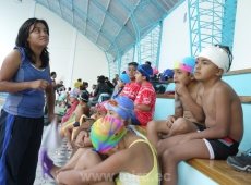 Competencia de natación agosto 2014