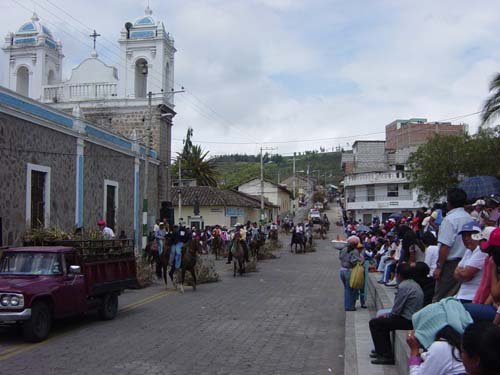 Acarreo de Chamiza y Achupallas, Fiestas de Mira febrero de 2009