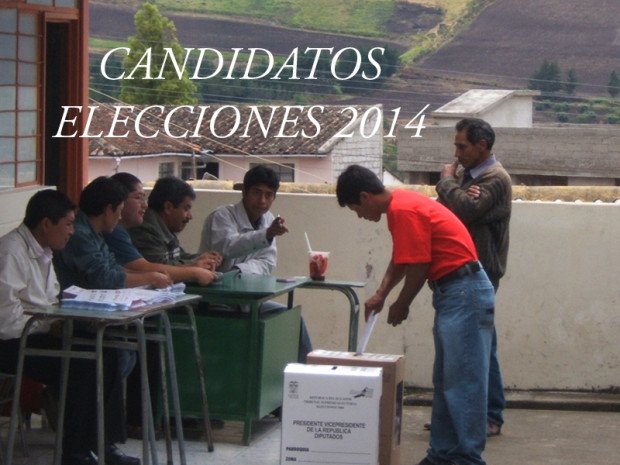 Candidatos en el Cantón Mira y la Provincia del Carchi para las elecciones del 2014