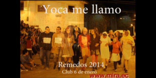 Video del remedo Yoca me llamo, Mira Carchi Ecuador enero 2014
