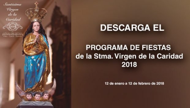 Slide programa de fiestas de la Stma Virgen de la Caridad 2018