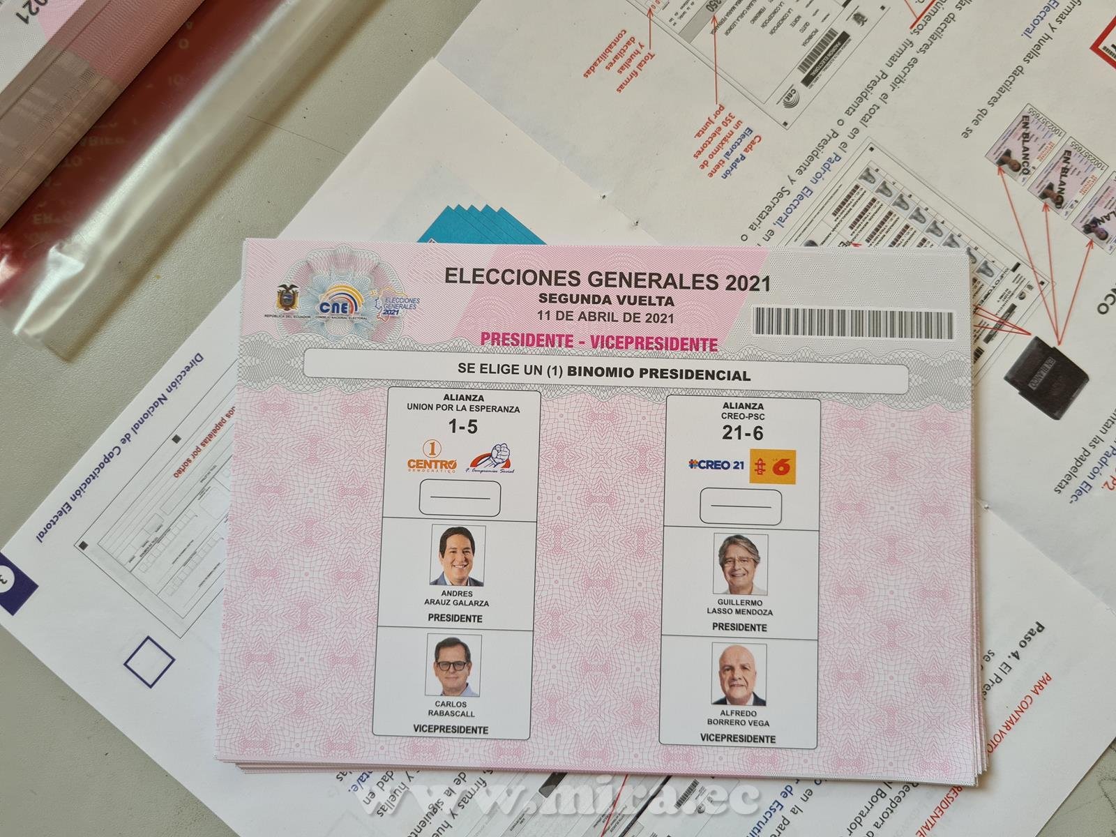 Elecciones segunda vuelta 11 mar 2021